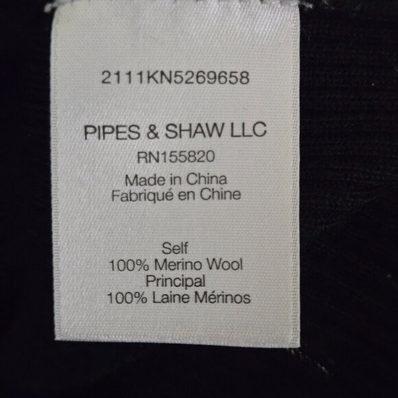 Veronica Beard Kinnie Ribbed Pullover Merino Wool Black Designer Sweater Size M - Picture 10 of 10